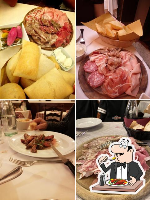 Platti al Trattoria Osteria Buca Manzoni