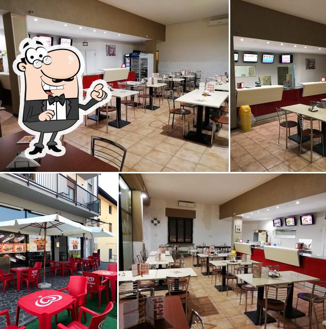 Gli interni di Amy's pizzeria D’ Asporto