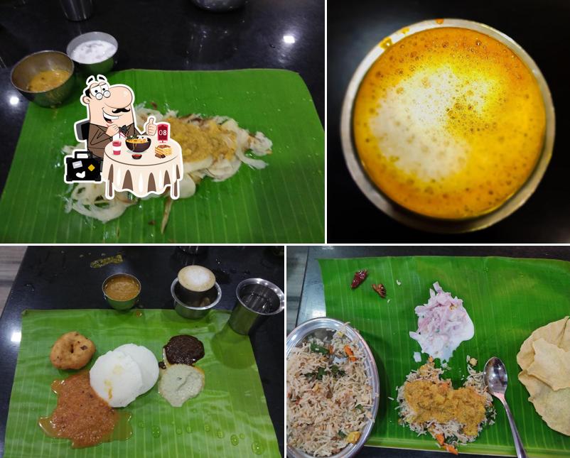 Food at Sri Gowrikkrishna Hotel