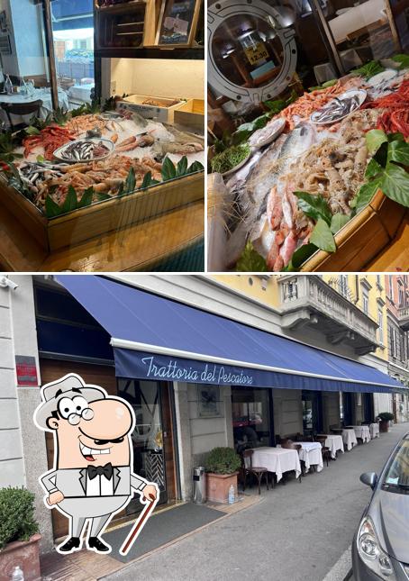 Gli esterni di Trattoria del Pescatore