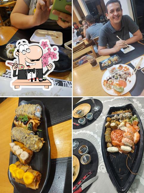 No Nujappa Culinária Japonesa, você pode pedir sushi