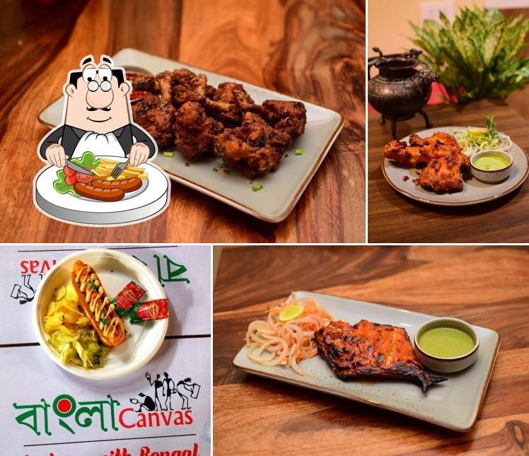 Food at Bangla Canvas C R Park, Delhi