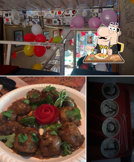 Check out the picture showing food and play area at Cafe Mantra