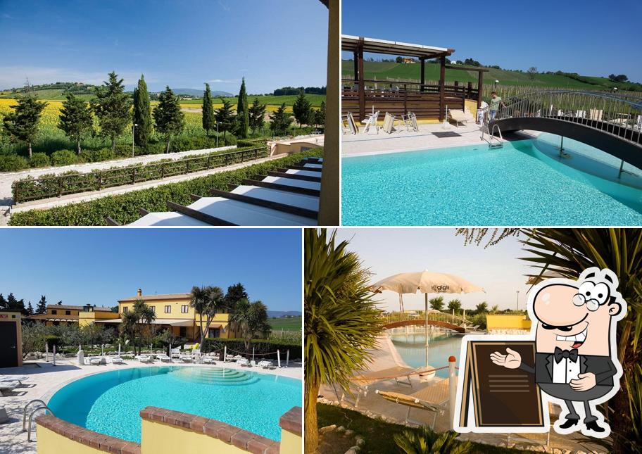 Curiosa tra l'area esterna di Resort le Fiabe Numana