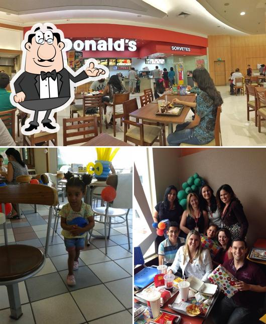O interior do McDonald's