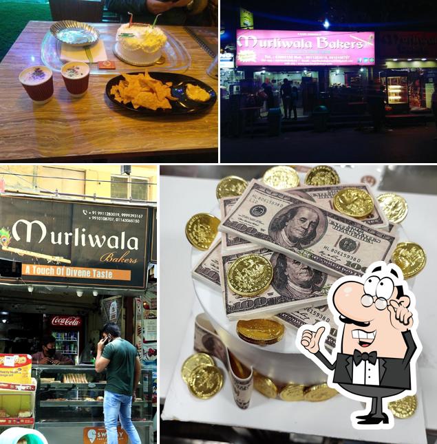 Take a seat at one of the tables at Murliwala Bakers