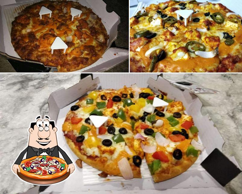 Order various types of pizza