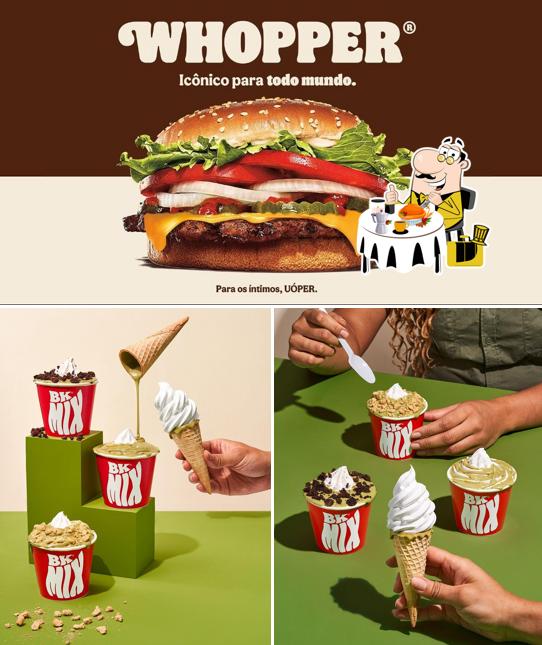 Platos en Burger King