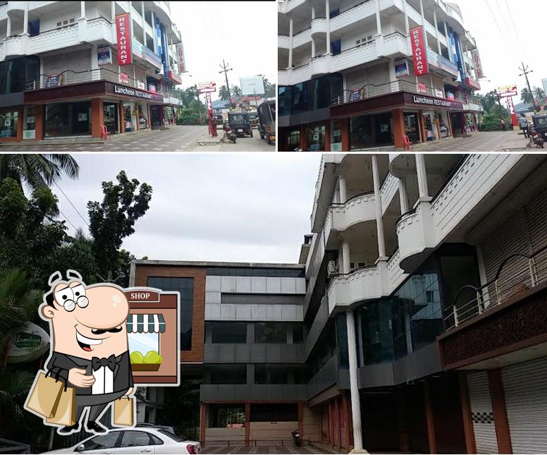 You can get some fresh air at the outside area of Luncheon Restaurant