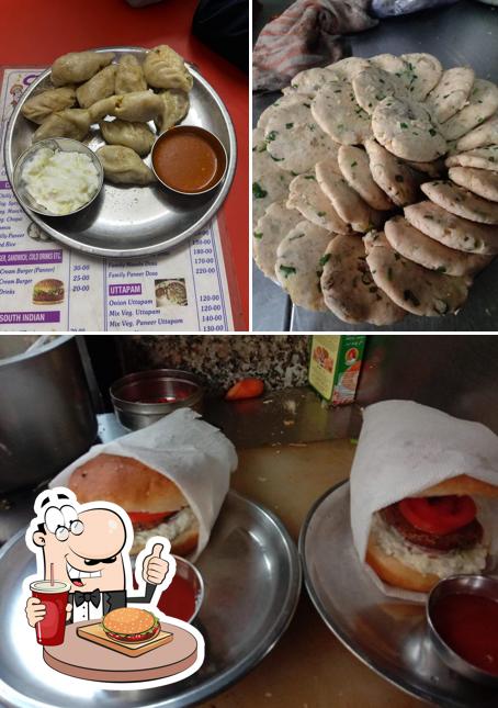 Order a burger at Chat Pat Jhat Pat Veg Fast food
