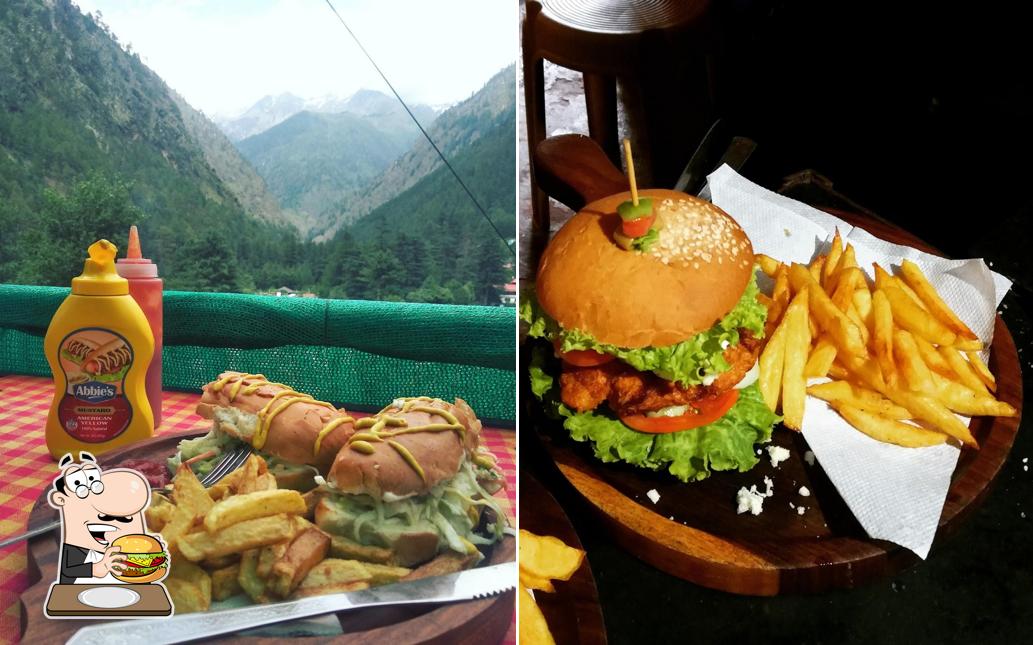 Try out a burger at Ming's Tibetan Kitchen roof top