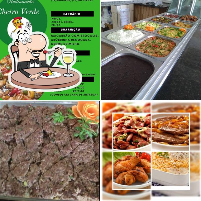 Platos en Restaurante Cheiro Verde