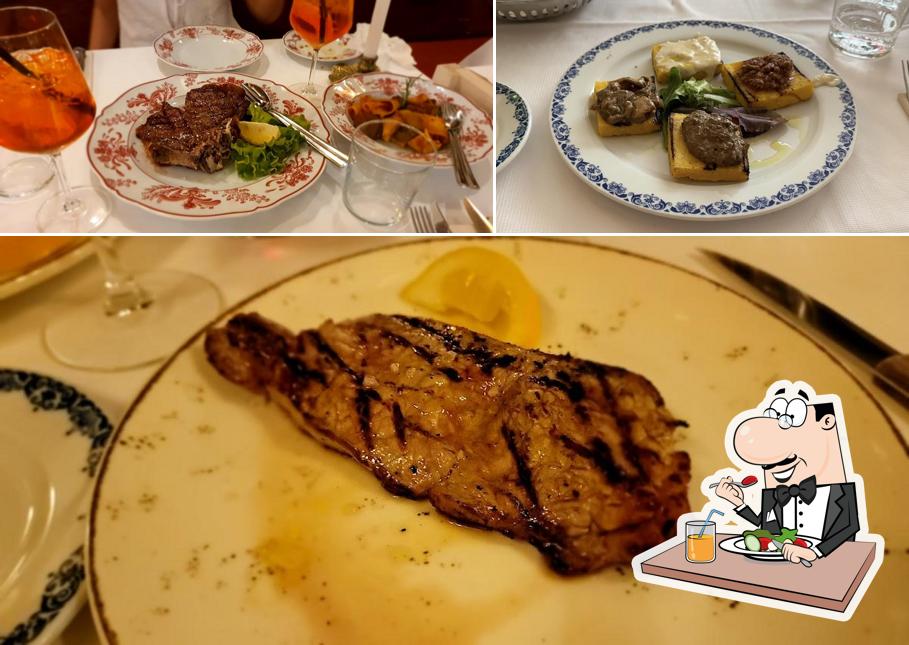 Cibo al Ristorante Storico Sabatini