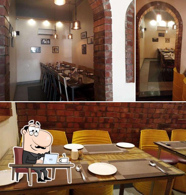 The interior of TNG Restaurant