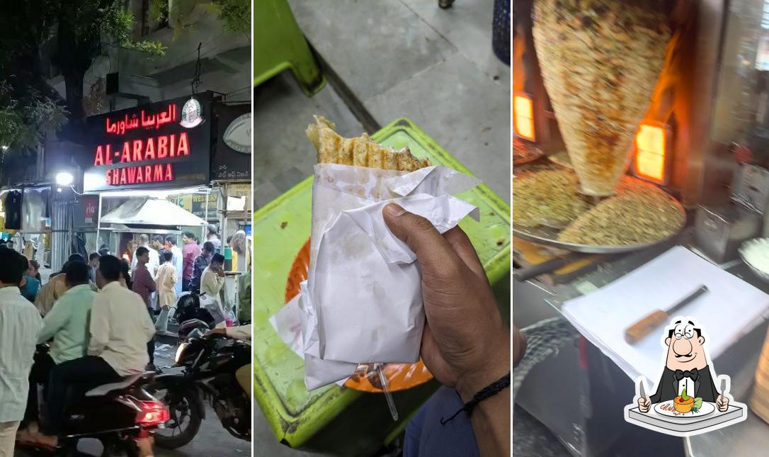 Food at Al Arabia Shawarma