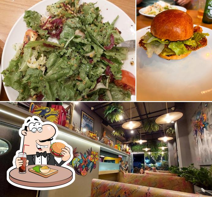 Os hambúrgueres do BIBI LAB irão saciar uma variedade de gostos