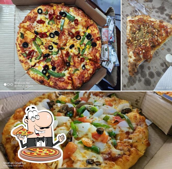 Pick pizza at Domino's