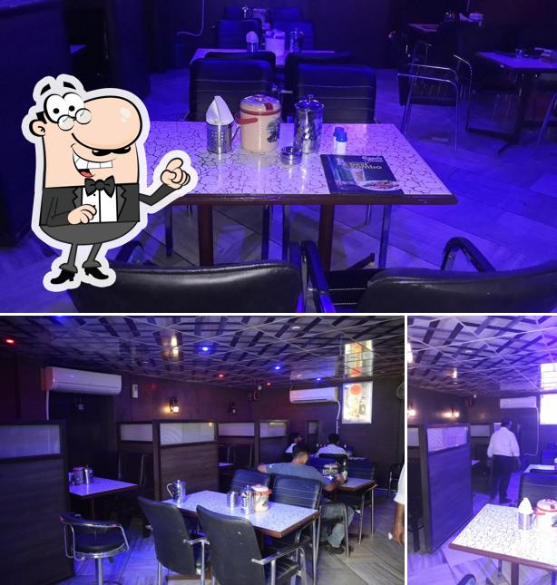 The interior of J K bar & Restaurant - Best Bar in Agra/Hookah Lounge in Agra/Lounge & Bar in Agra