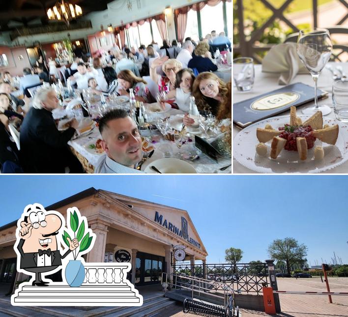 Goditi la vista dall'area esterna di La Rosa dei Venti