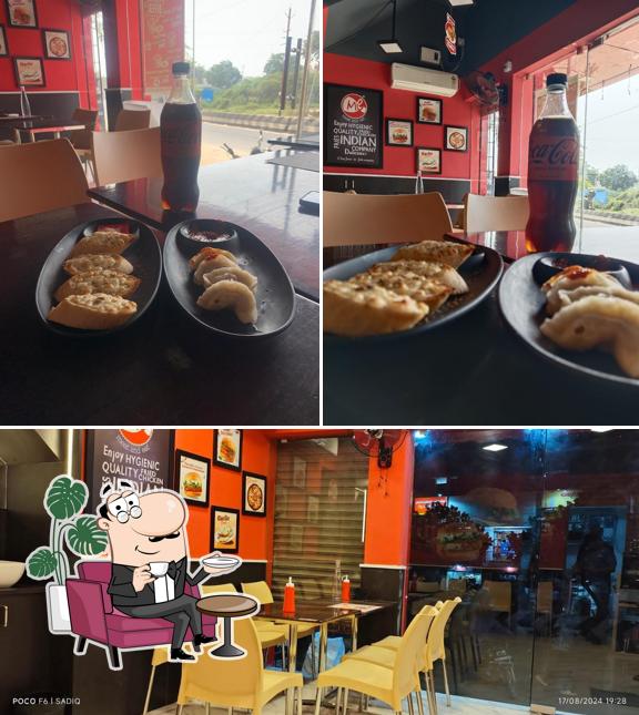 Take a seat at one of the tables at Meat and Eat