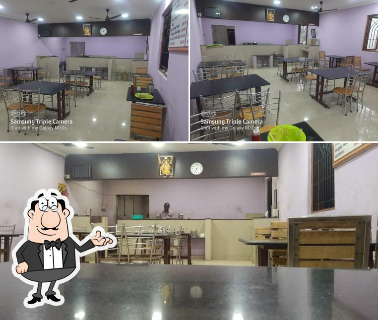 The interior of Madurai Shri Pandian hotel