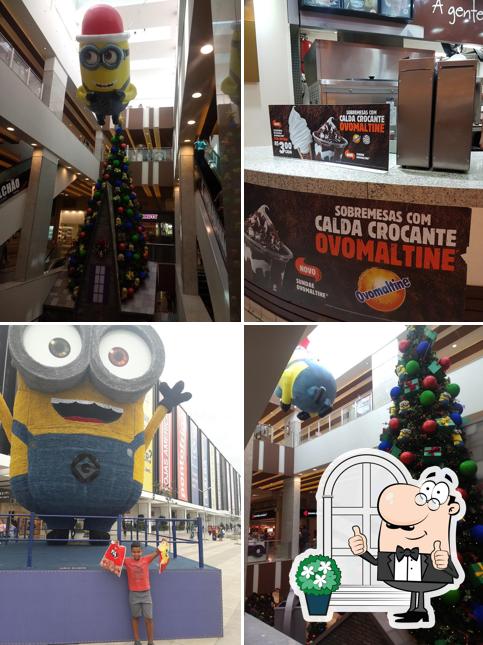 O exterior do Burger King