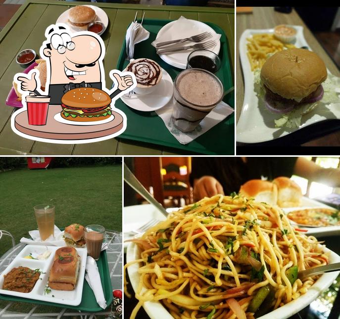 Get a burger at Lemon Grass Garden