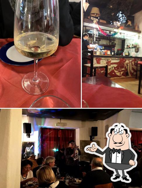 Tra le diverse cose da Osteria Bacchus si possono trovare la interni e bevanda