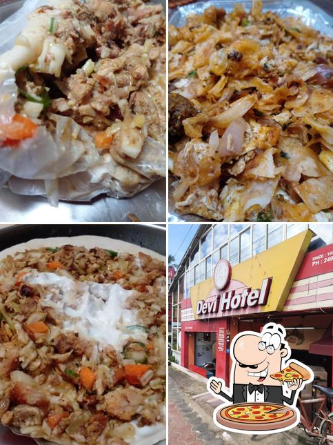 Order pizza at Devi Hotel