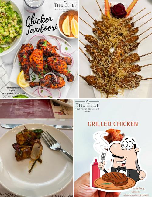 The Chef Restaurant serves meat dishes