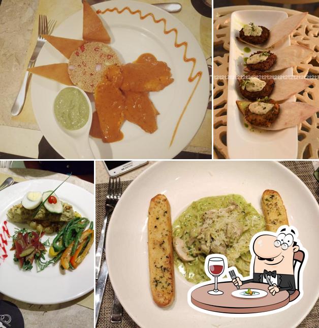 Food at The Corner Courtyard