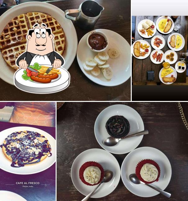 Food at Cafe al fresco