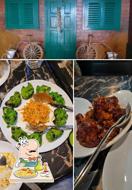 This is the image showing food and exterior at Handiwala College Street