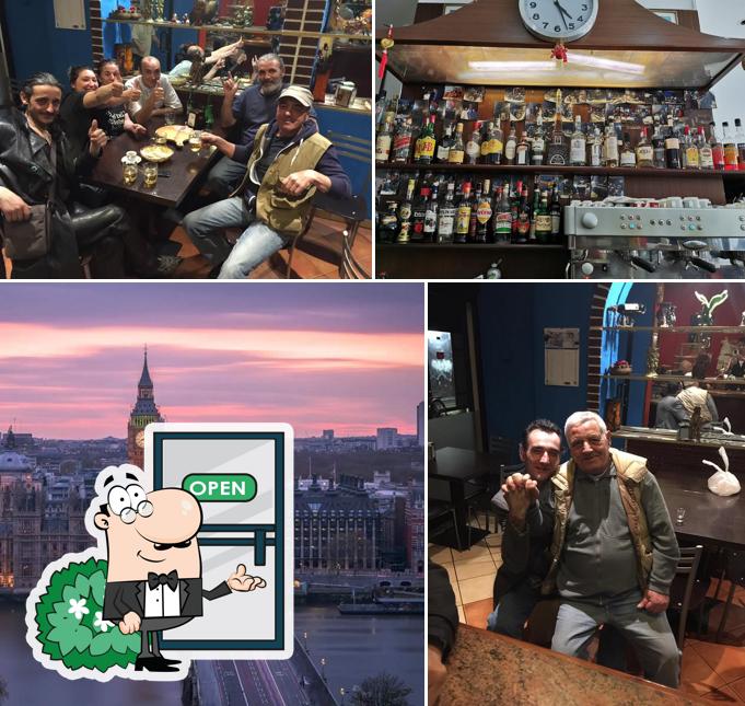 La esterno e interni del ristorante