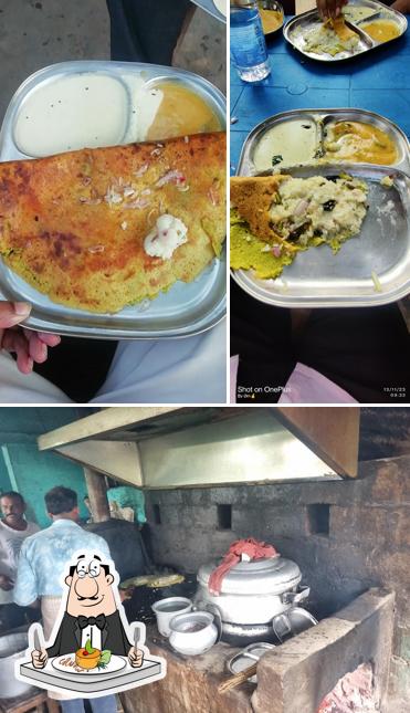 Meals at Chettu kinda pesarattu