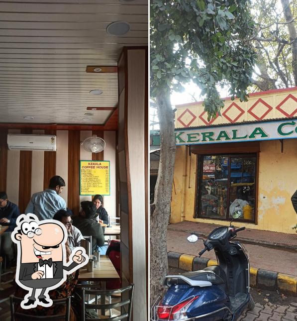 The interior of Kerala coffee house