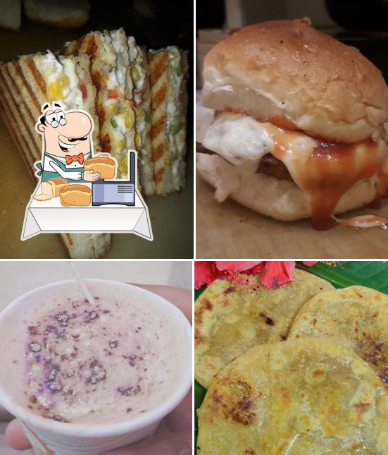 Garlic bread at Mangalam Snacks