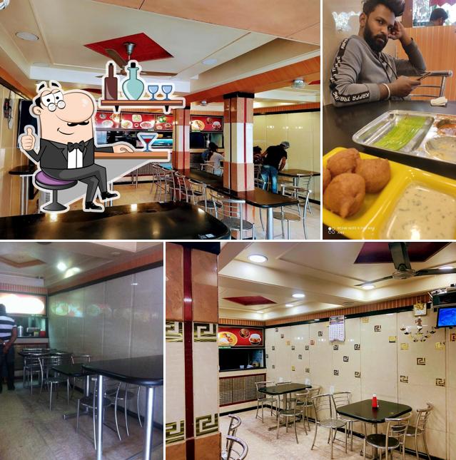 The interior of New Krishna sagar veg