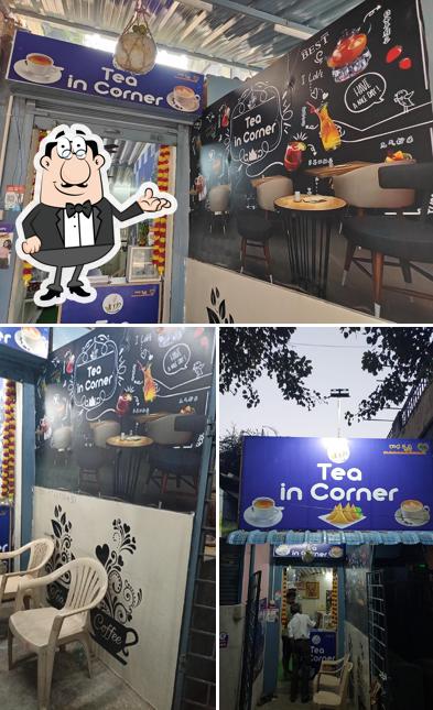 The interior of Tea In Corner