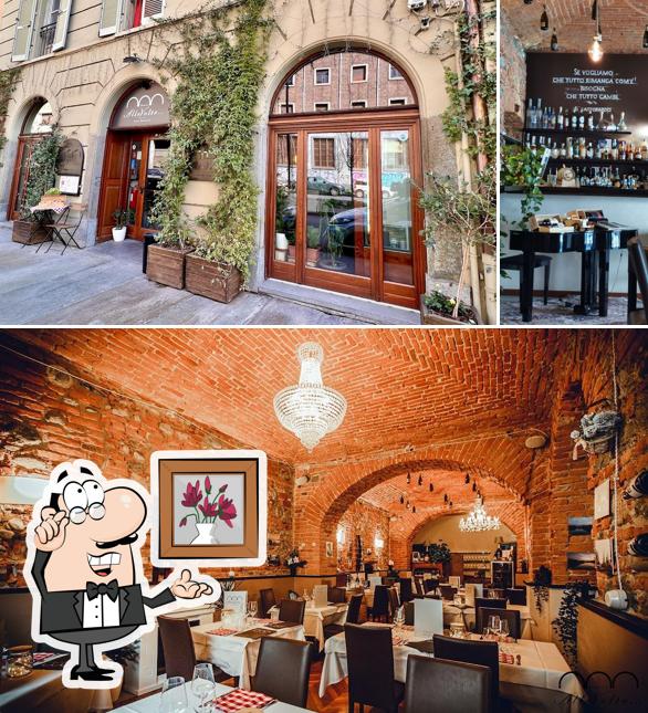 Gli interni di Trattoria AlleVolte