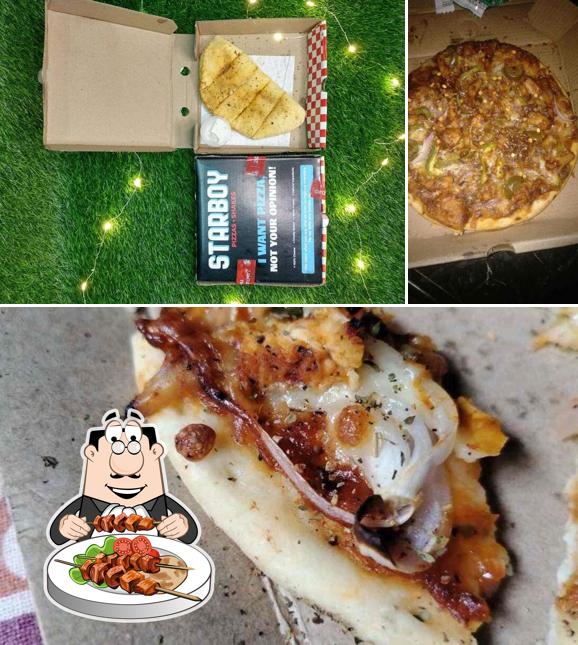 Food at Starboy Pizza & Shakes