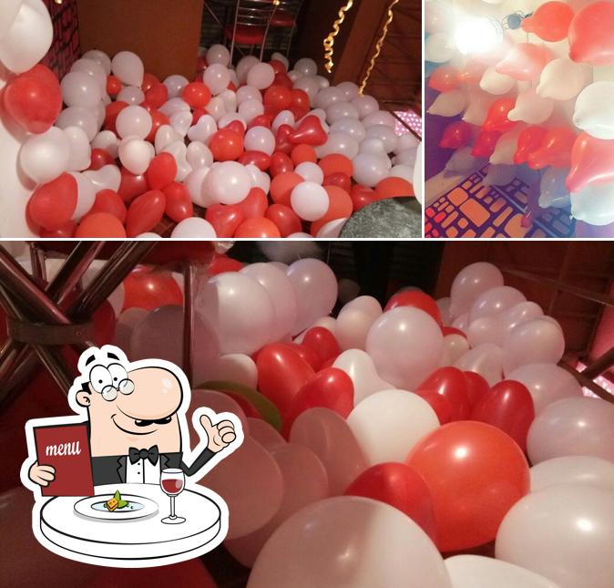 Food at U & ME CAFE (BLUEBERRY )