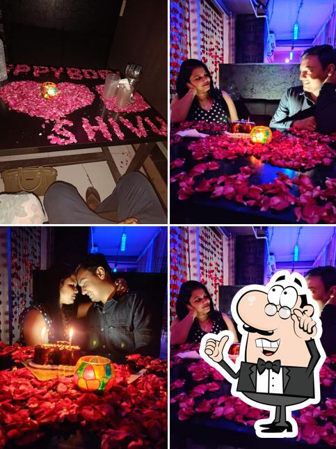 Take a seat at one of the tables at Candle Light Date N Dine