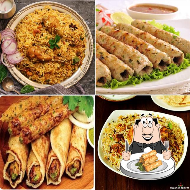 Spring rolls at AYAT HYDERABADI SPACIAL CHICKEN BIRYANI CORNER ZAMANIA KASBA TEHSIL FRONT OF SBI ATM