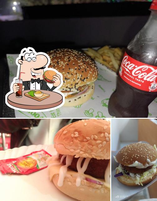 Get a burger at Agra Burger Club