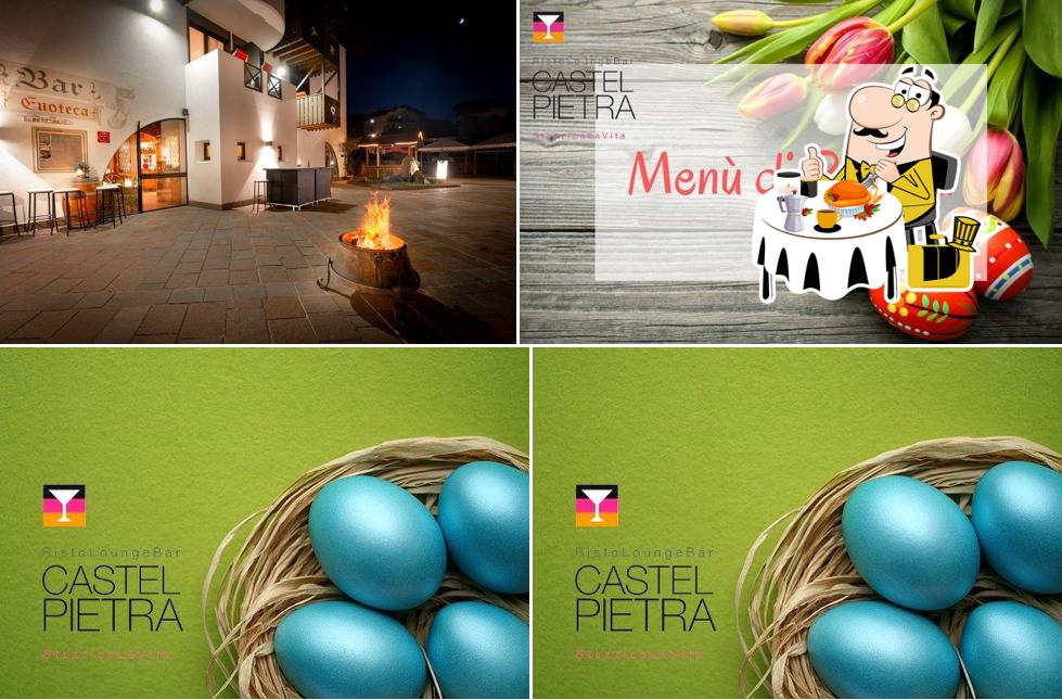 Cibo al Ristorante Castel Pietra La Pajara