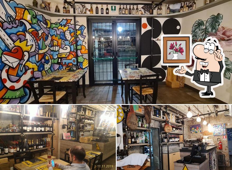 Gli interni di Osteria il Cantiere