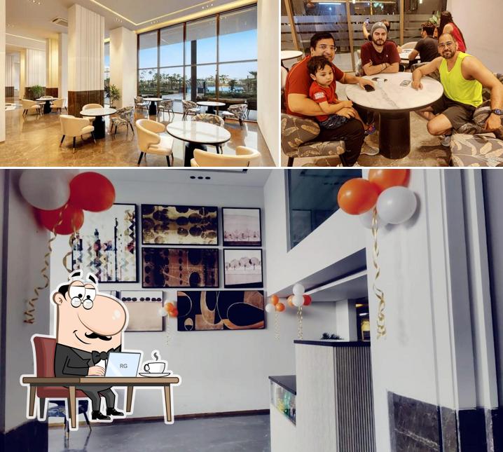 The interior of Sip N Spice