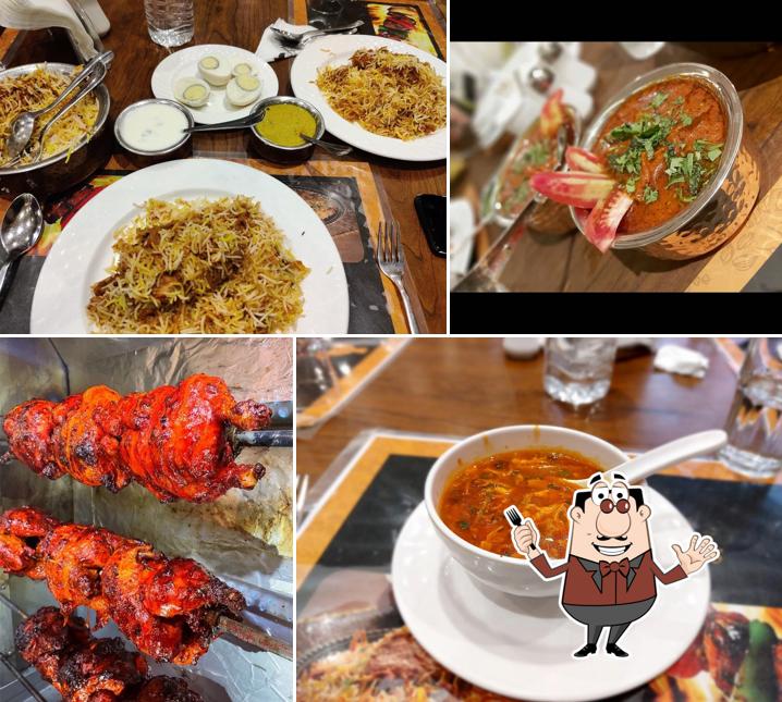 Food at The Nawaab's Restaurant