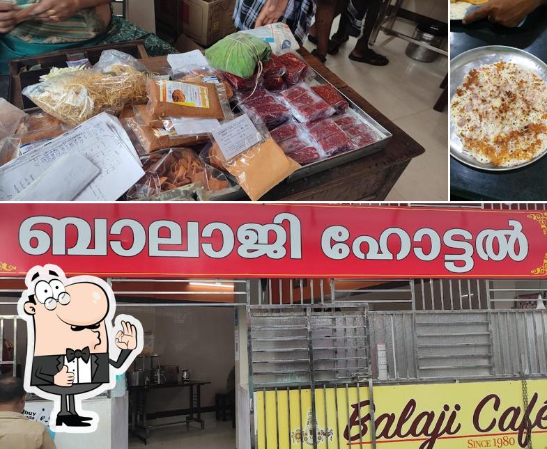 Look at the pic of Balaji Cafe